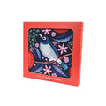 Waxeye And Mandarin Set of 4 - Boxed Coasters