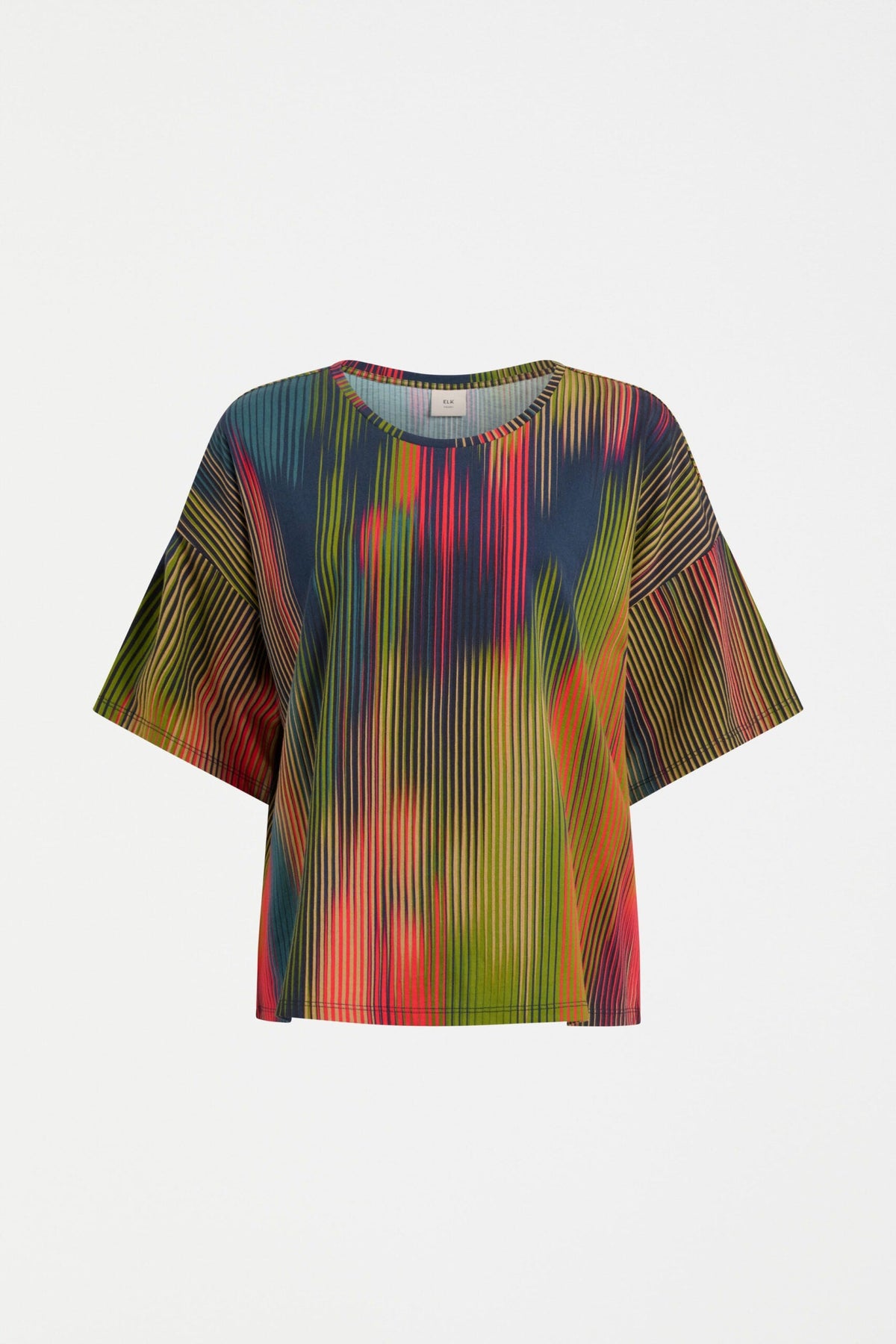 Kyla Tee Arran Stripe Print – front view