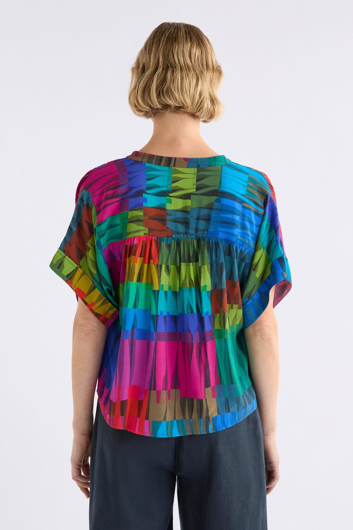 Seka Top - Lind Dark Print