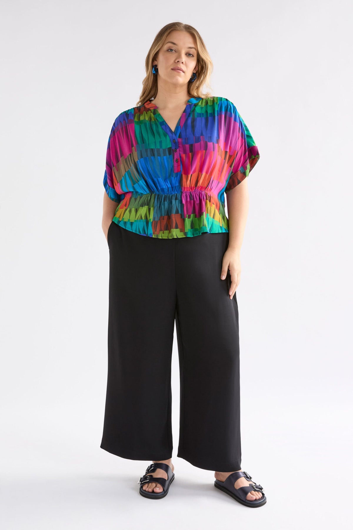 Seka Top - Lind Dark Print