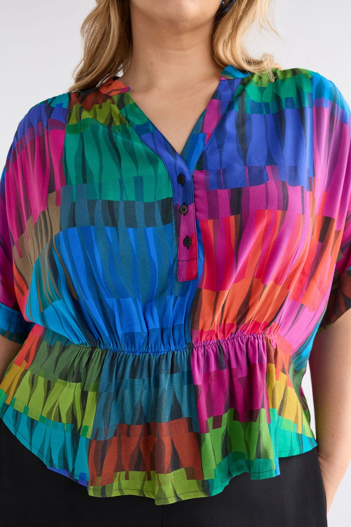 Seka Top - Lind Dark Print