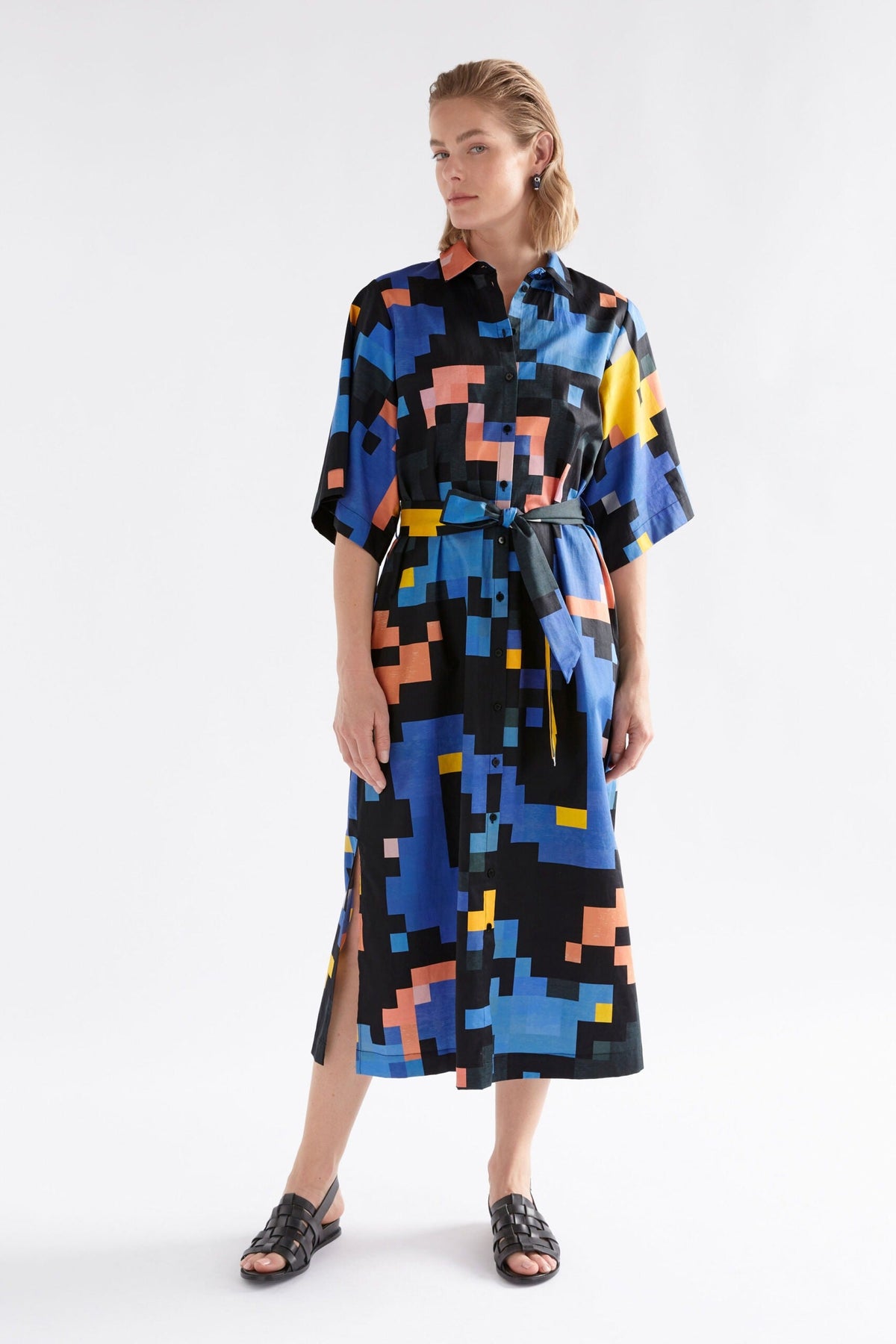 Grand Shirt Dress - LUCENT PRINT