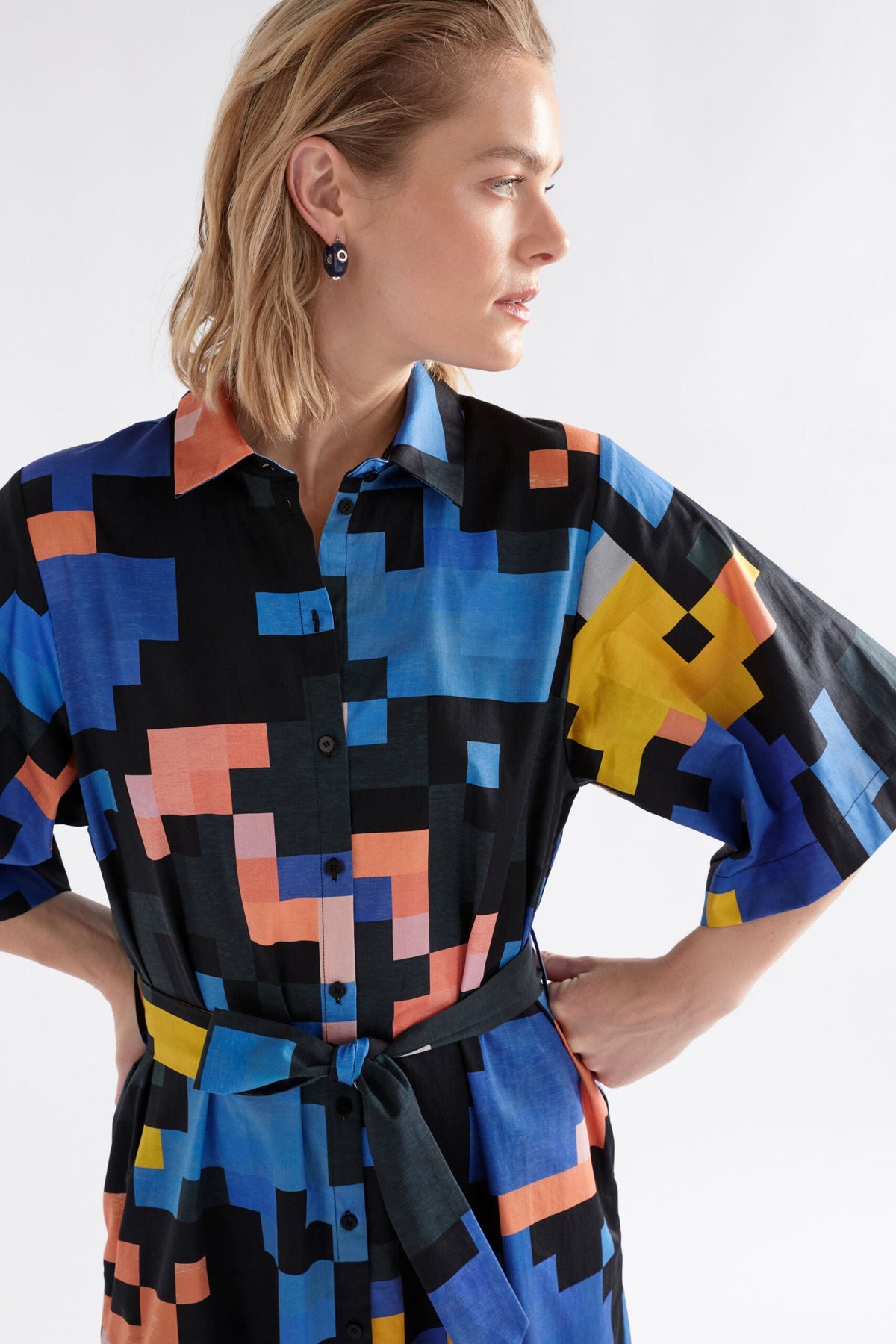 Grand Shirt Dress - LUCENT PRINT
