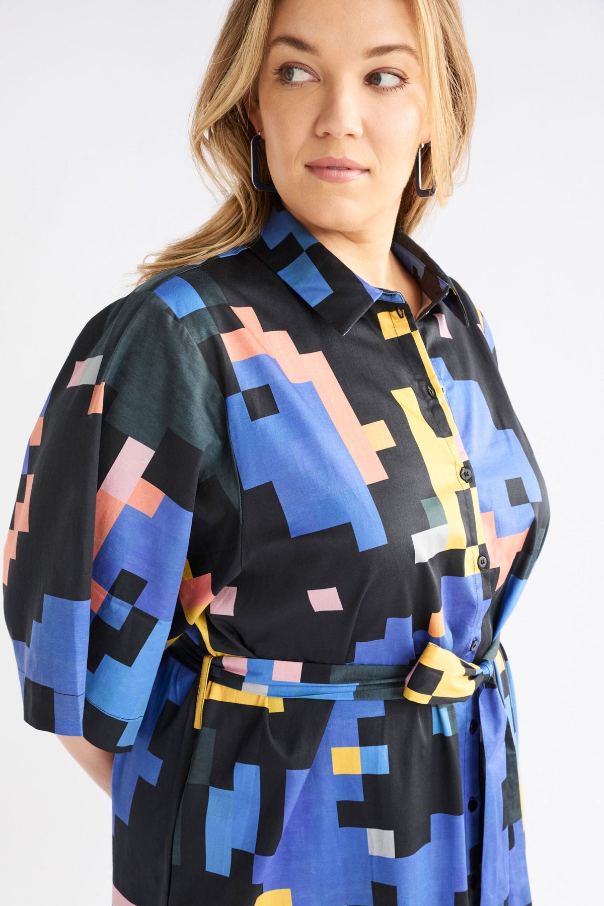 Grand Shirt Dress - LUCENT PRINT