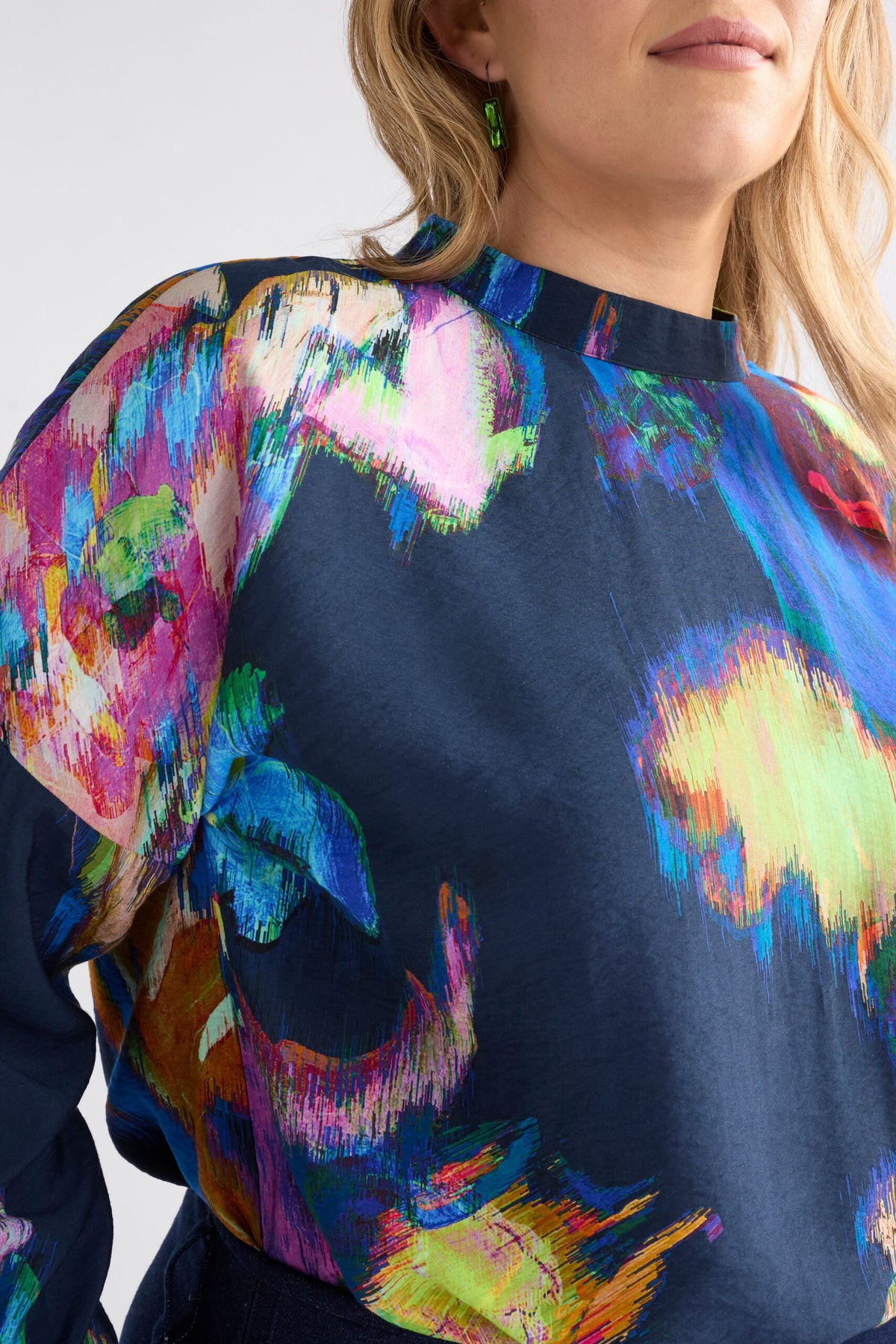 Moda Turtle Neck Top - VAARA PRINT
