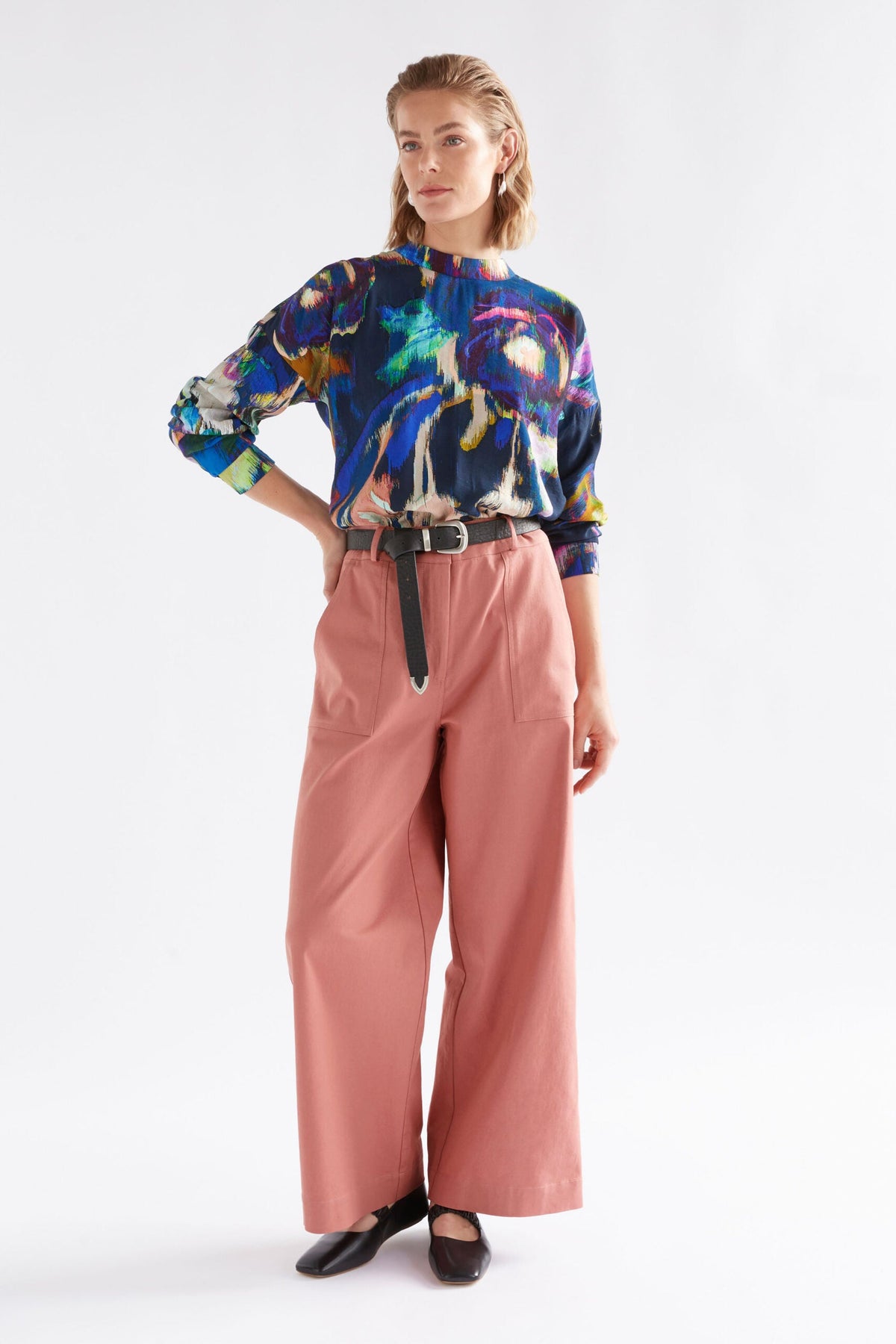 Moda Turtle Neck Top - VAARA PRINT