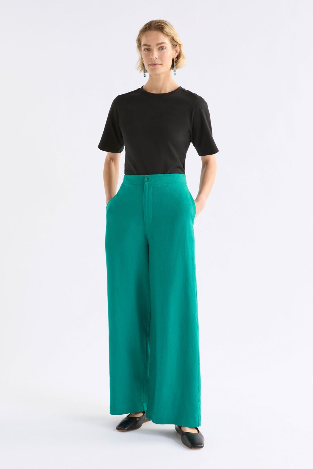Anneli Long Pant - Teal