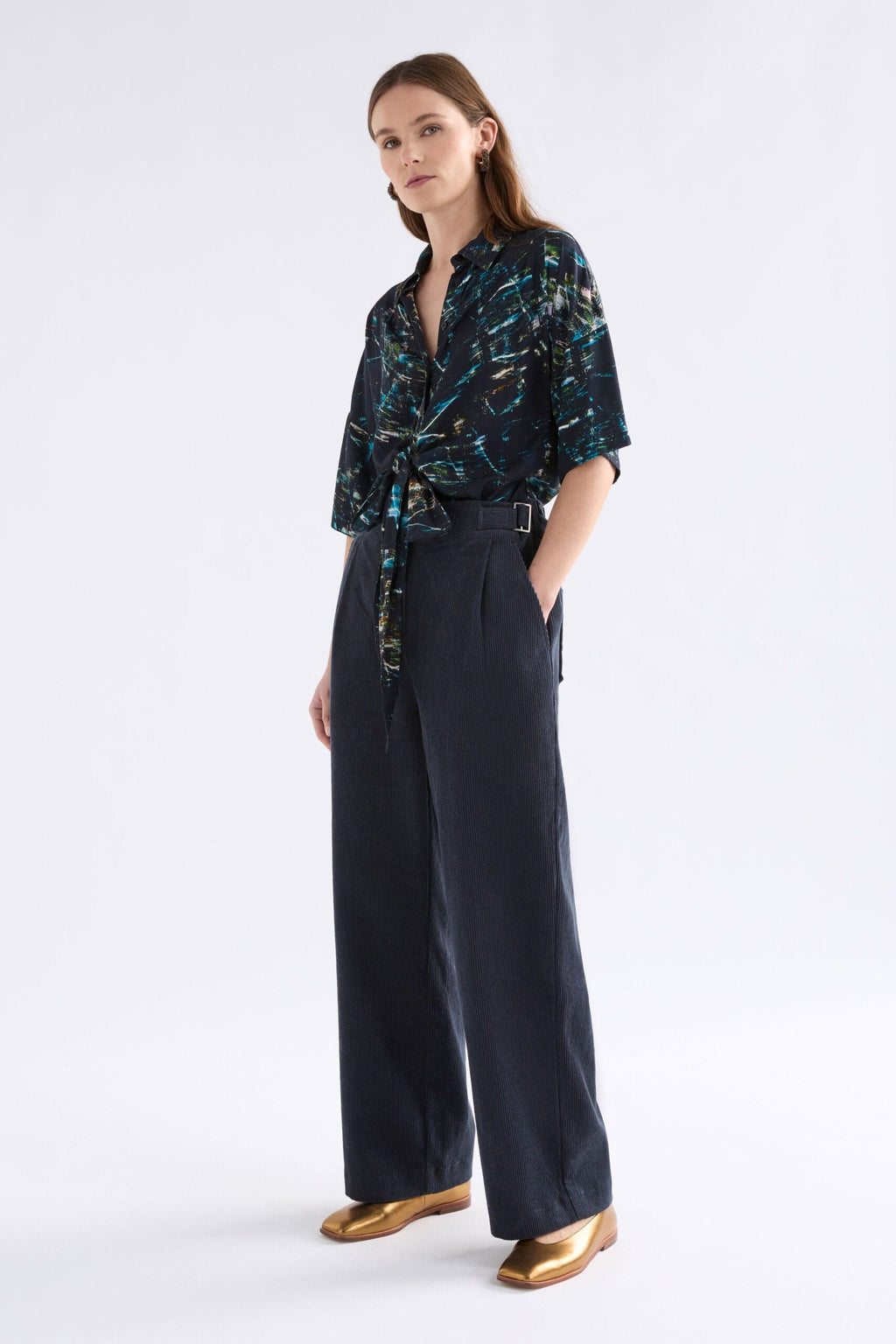 Noemi Cord Pant - CARBON