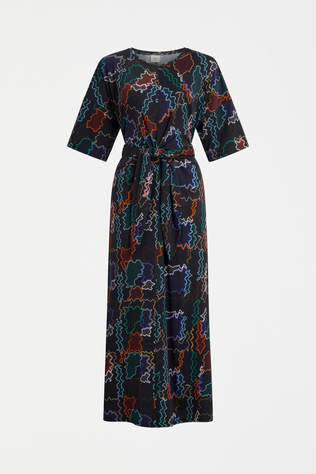 Khite T Shirt Dress - SUMA LINE PRINT
