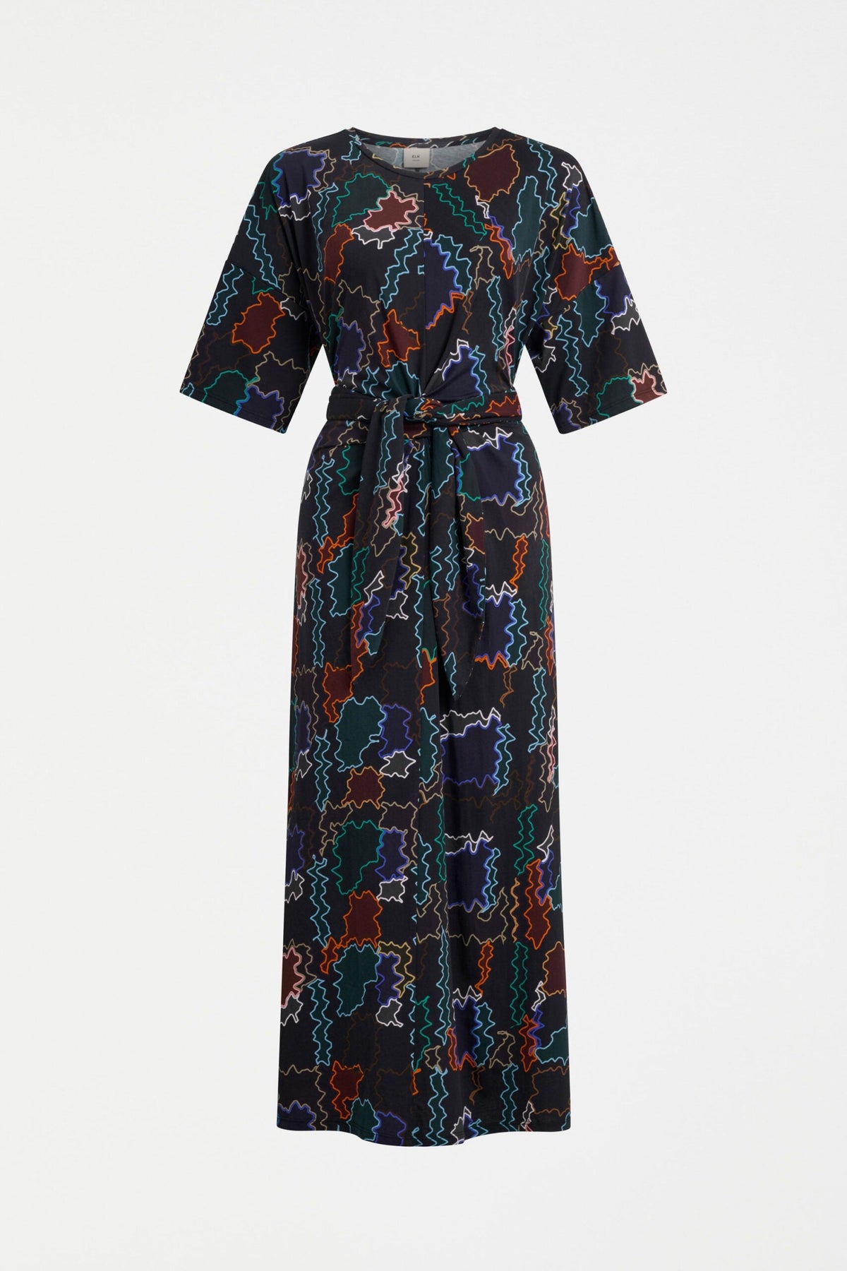 Khite T Shirt Dress - SUMA LINE PRINT