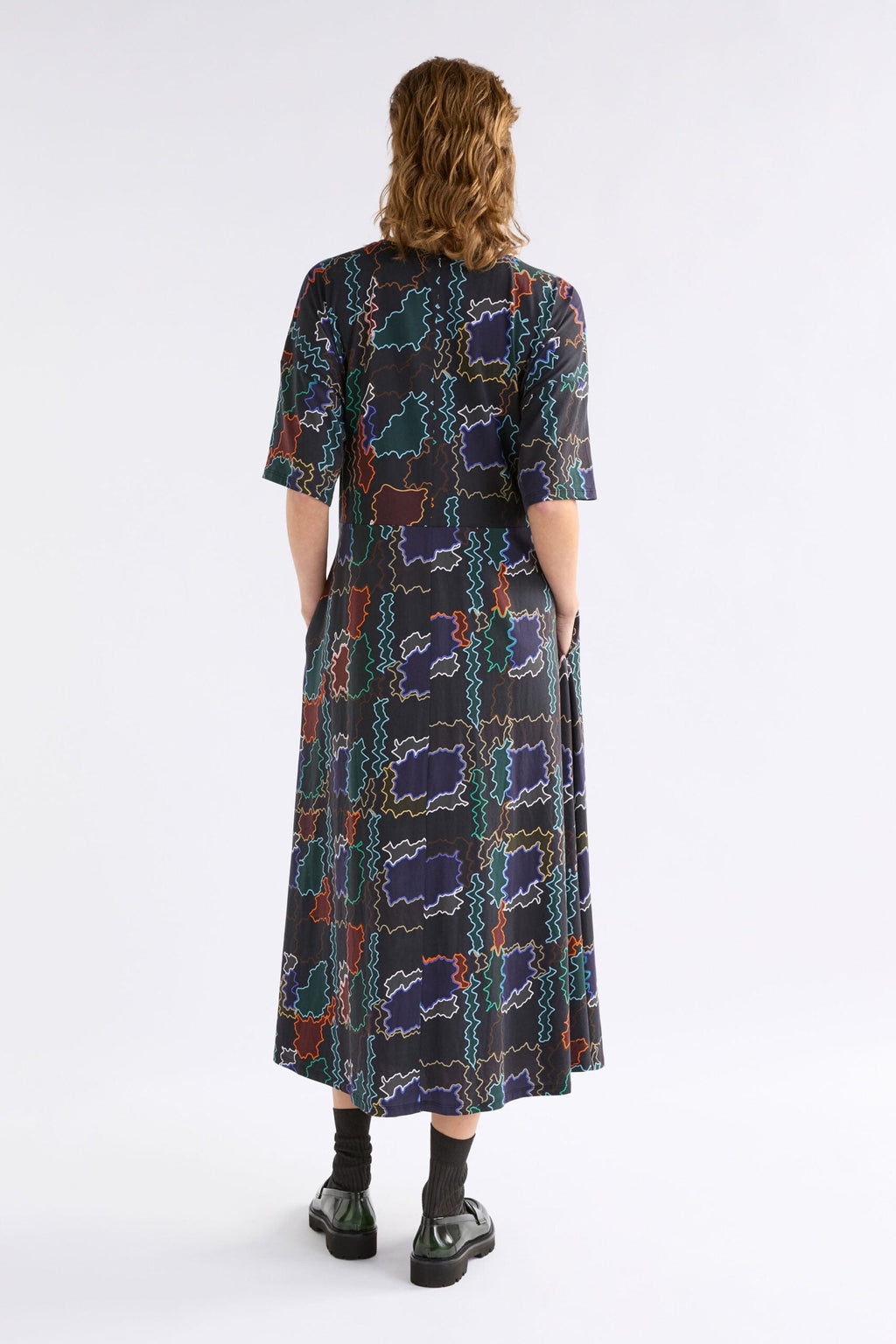 Khite T Shirt Dress - SUMA LINE PRINT