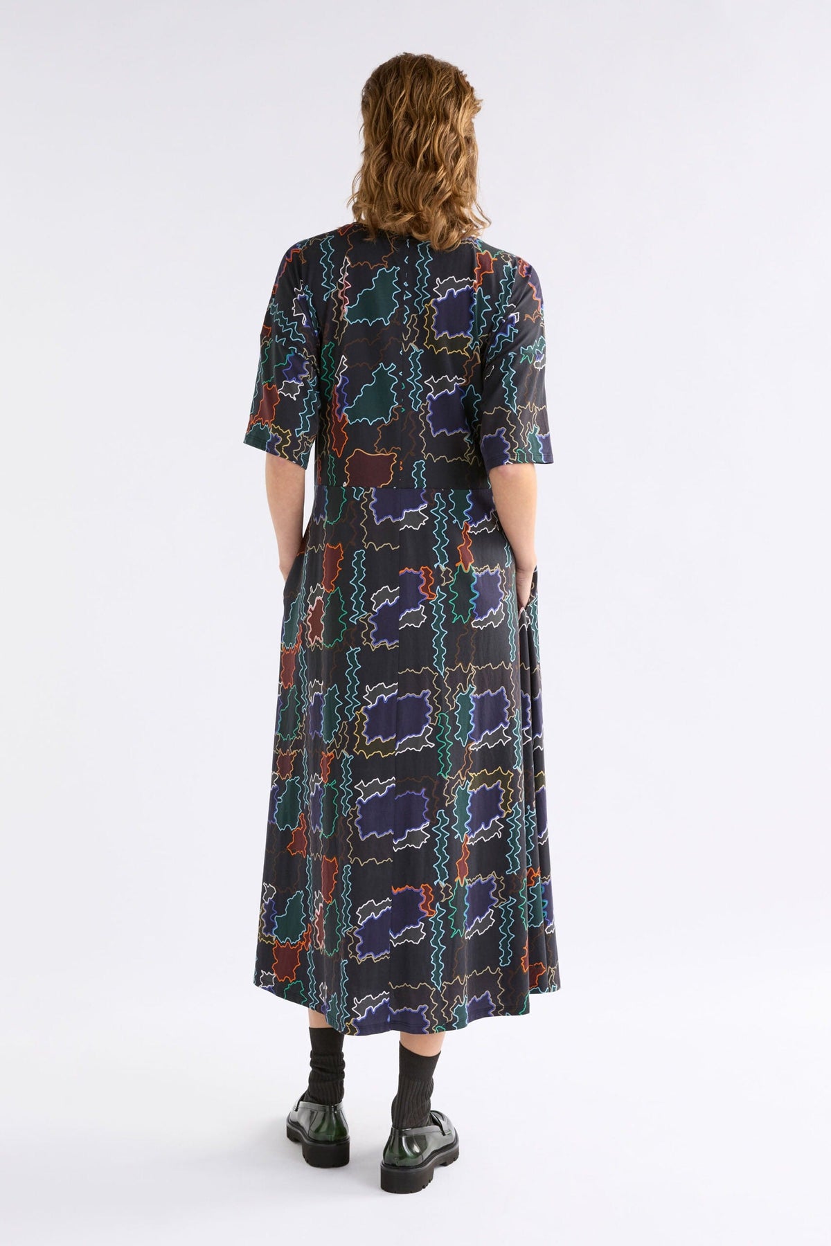 Khite T Shirt Dress - SUMA LINE PRINT