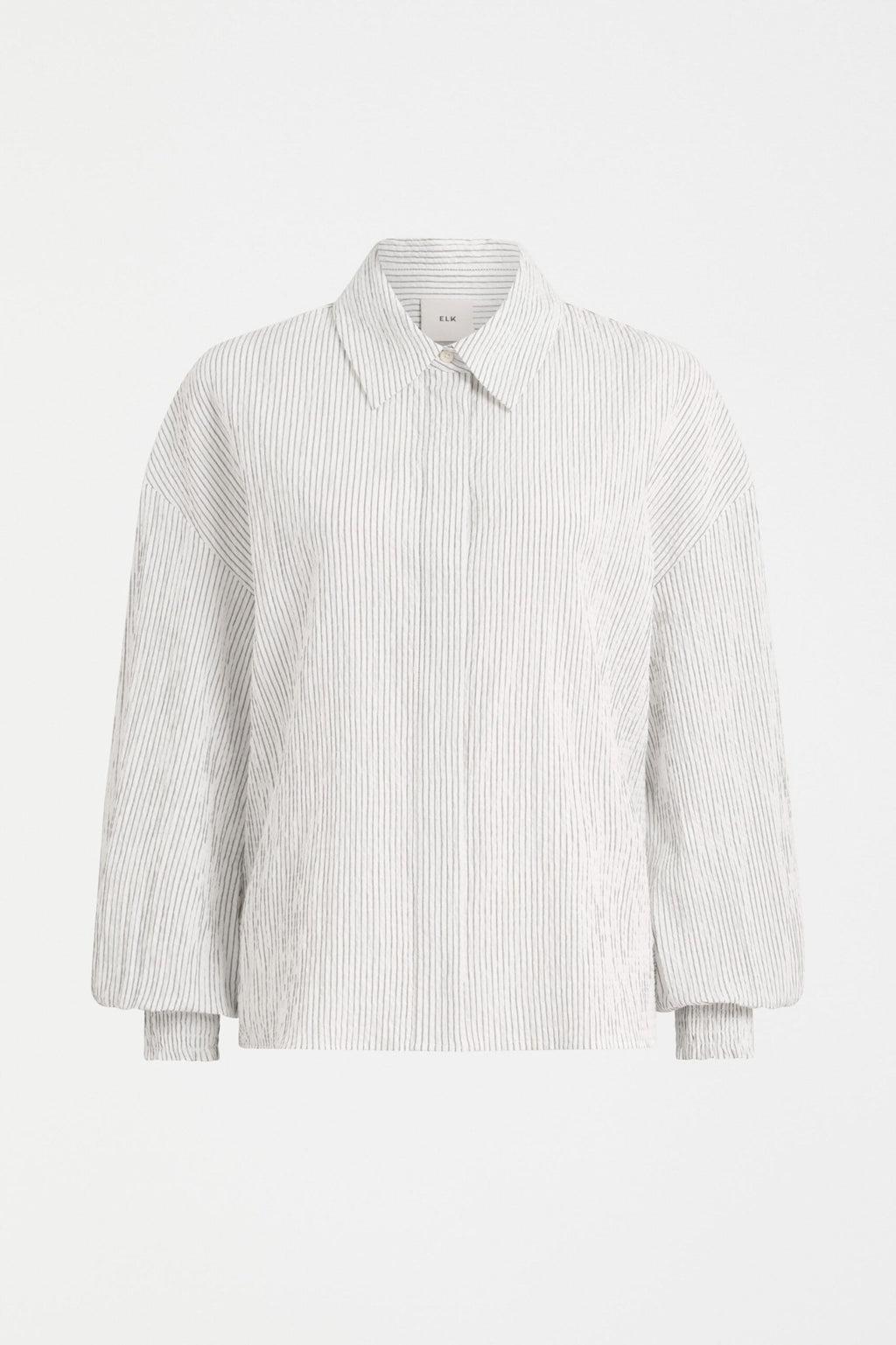 ELK Erden Shirt organic cotton seersucker shirt