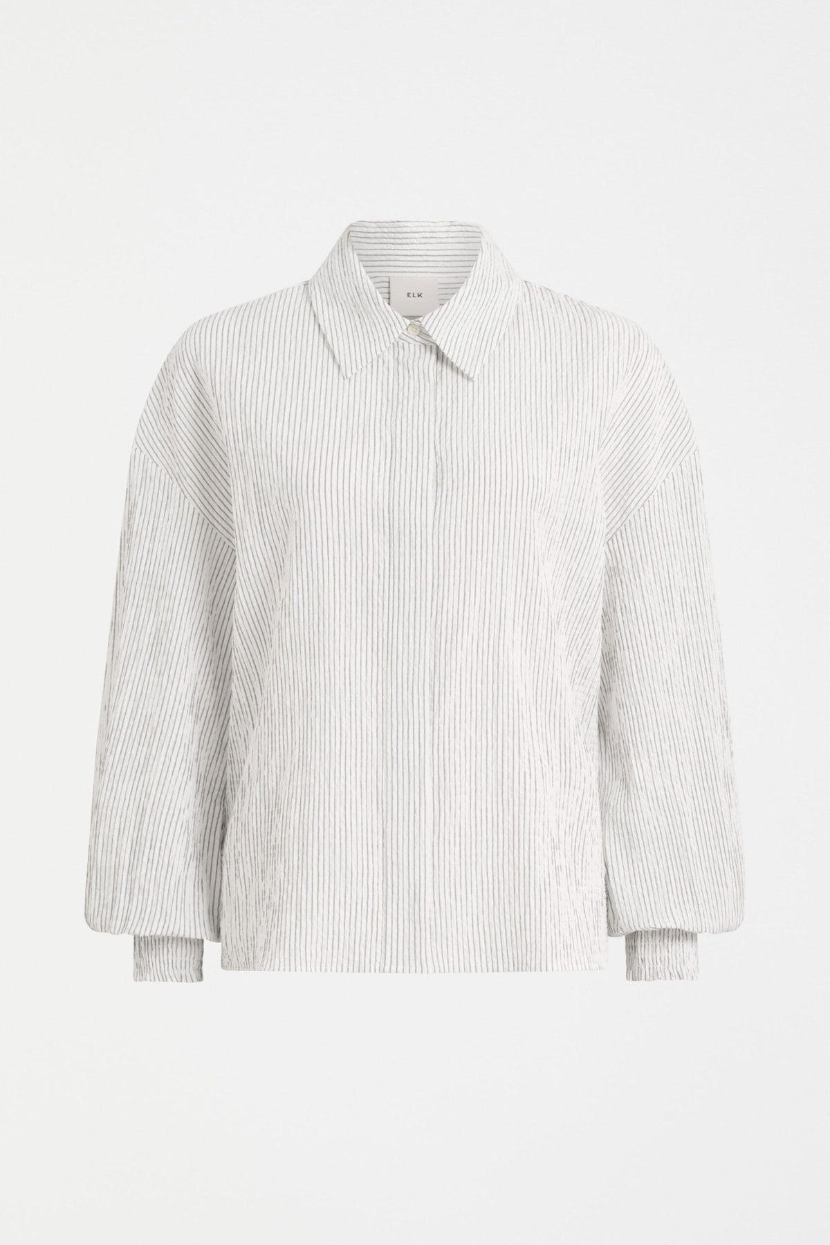 ELK Erden Shirt organic cotton seersucker shirt