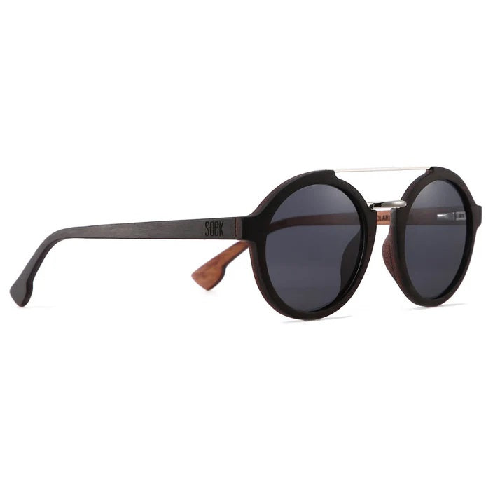 Soek LENNOX Ebony Rosewood Frame Sunglasses
