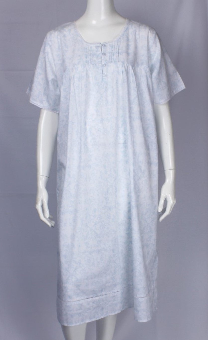 Nightdress - Blue Toile