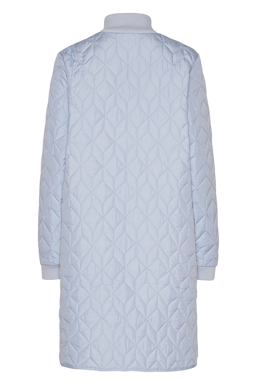 Art06 - Long Quilt Coat - Heather
