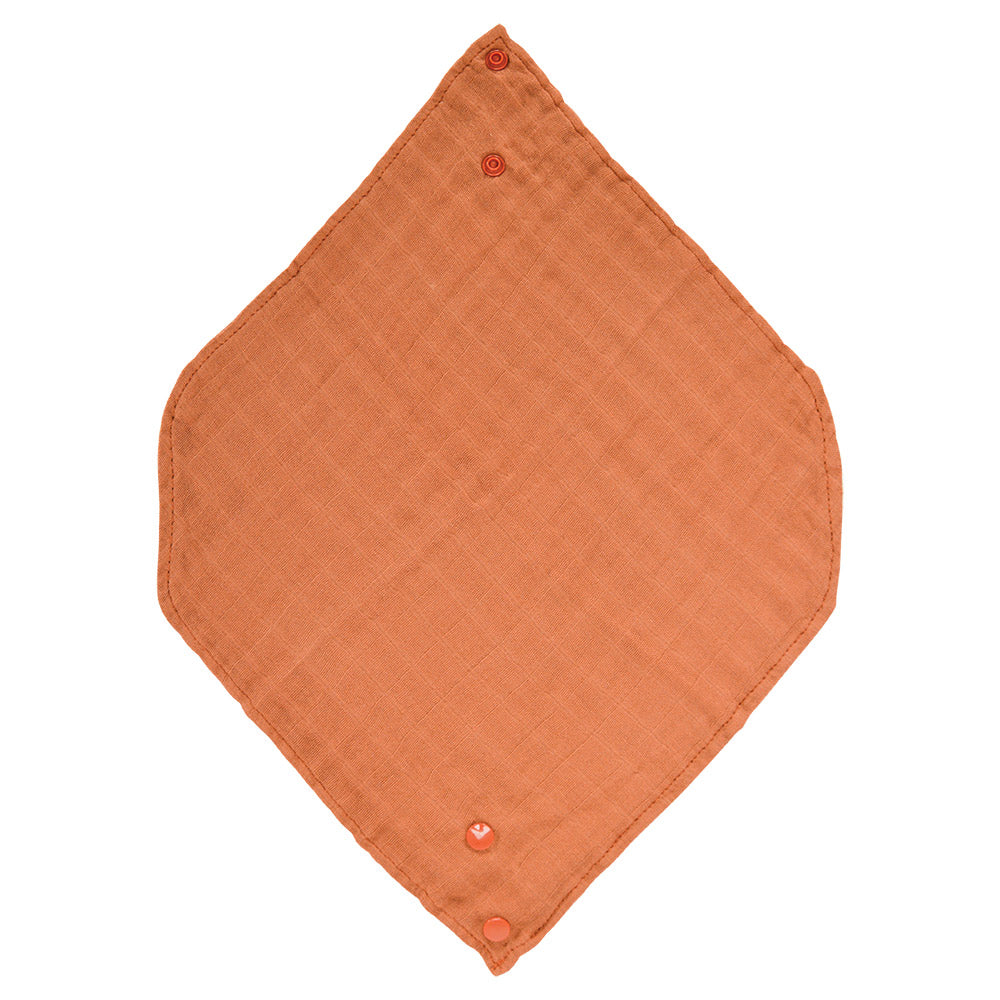 Bib/Burp Cloth Muslin RUST