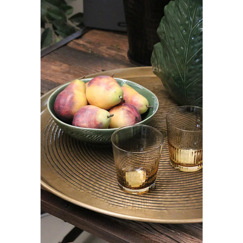 Ambretta Ridged Whiskey Glass