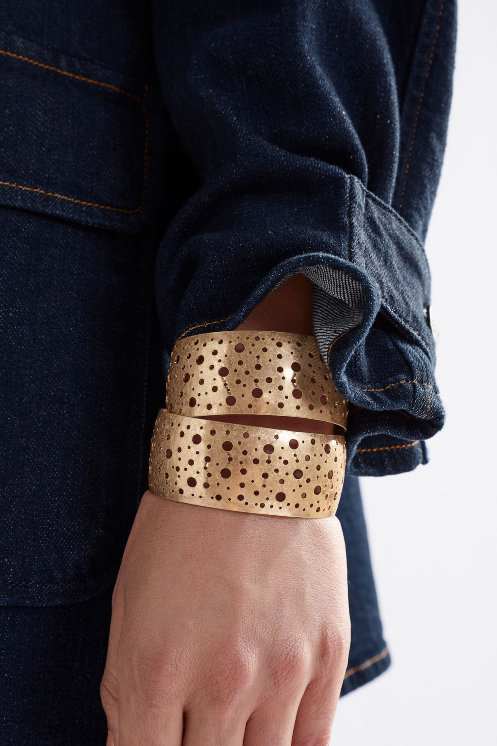 Hulle Cuff Bangle / Gold