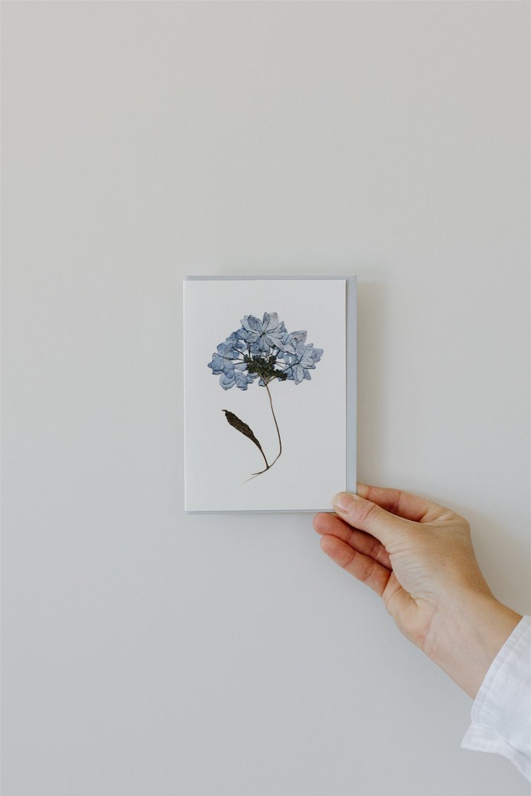 Pressed Flower Card