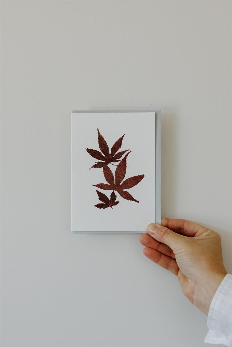 Pressed Flower Card