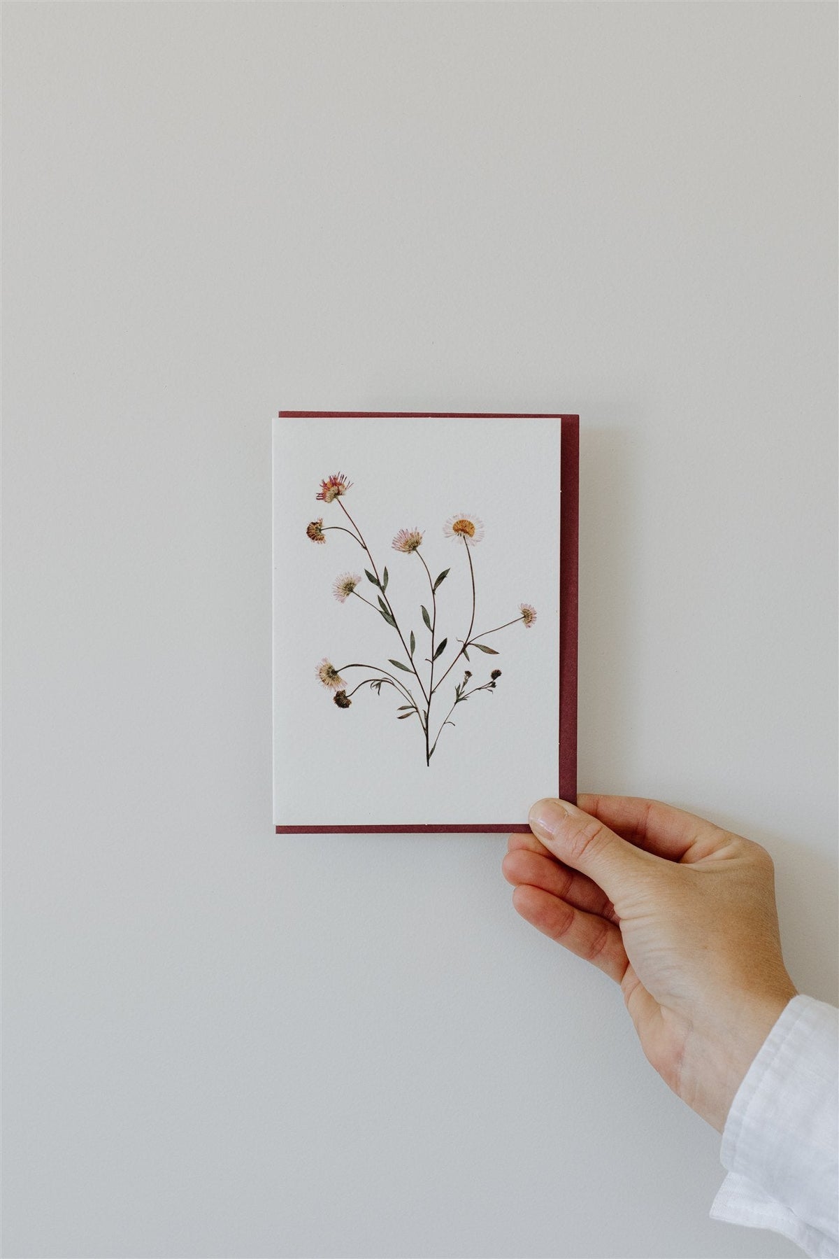 Pressed Flower Card