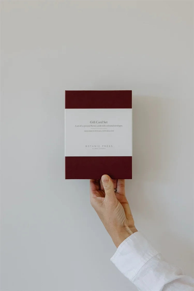 Pressed Flower Gift Card Set