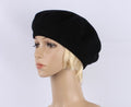 Ribbed Beret - Angora Blend