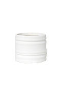  Small White Bharat Plant Pot for plants or storing utensils on the bench top