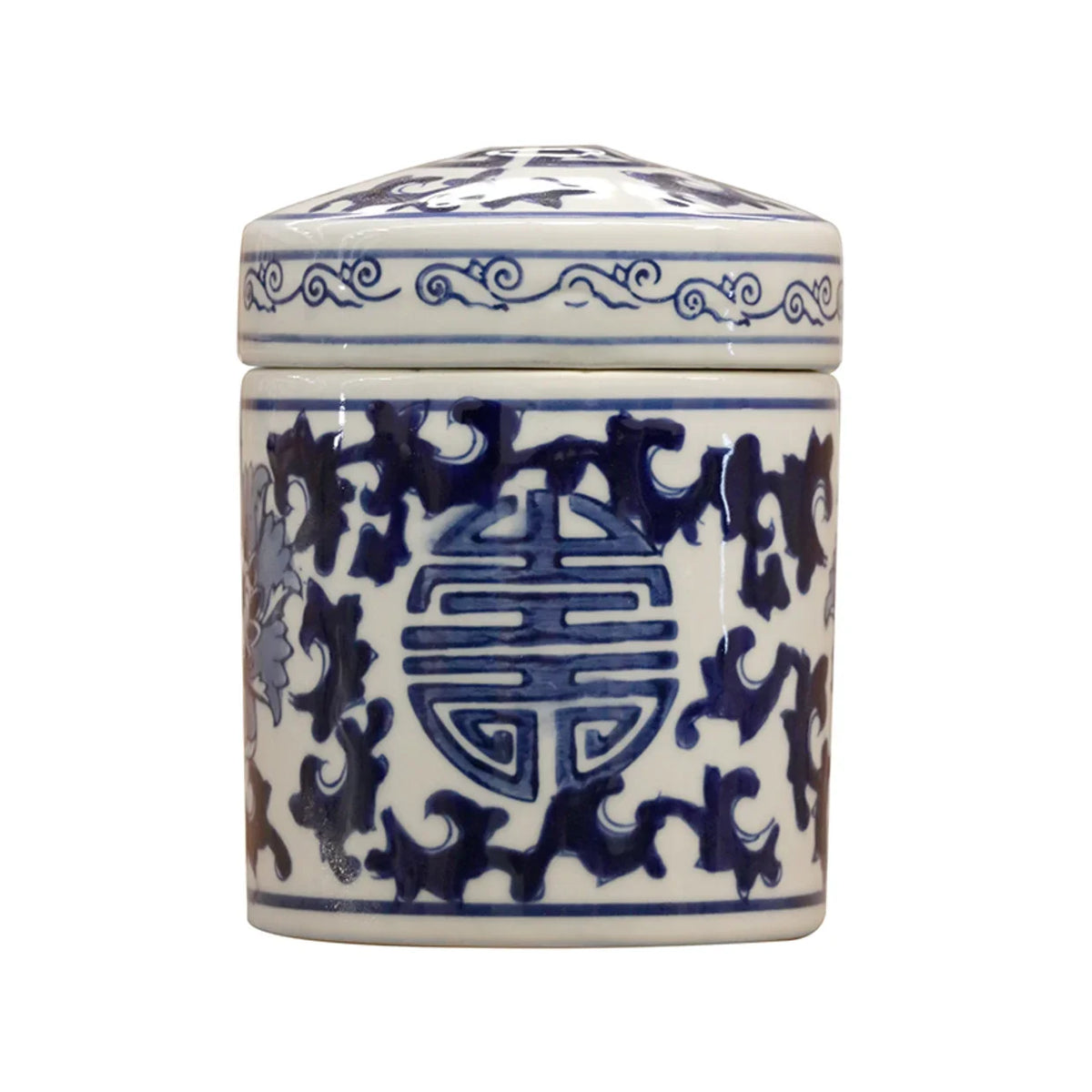 Decorative Jar - Blue & White