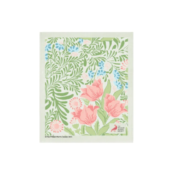 William Morris Swedish Dishcloth - Bower