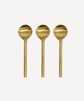 Brass Salt Spoon Large 3PC