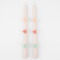Taper Candles with Butterflies
