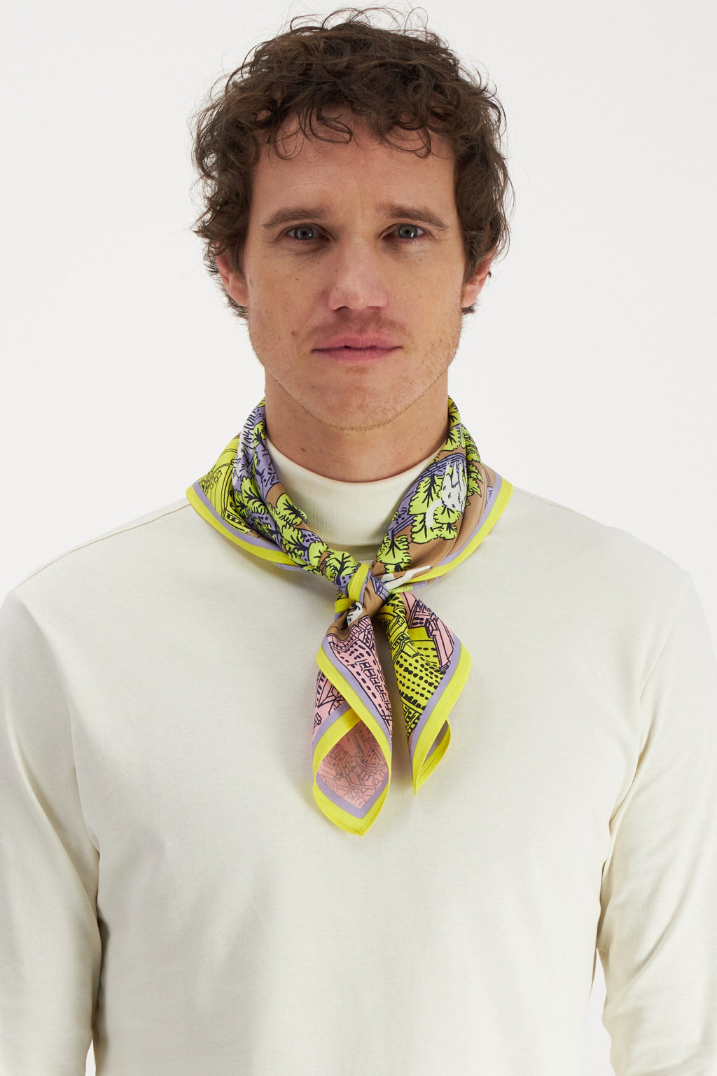 Inoui Scarf - Square CENTRAL PARK 65x65cm 100%Silk