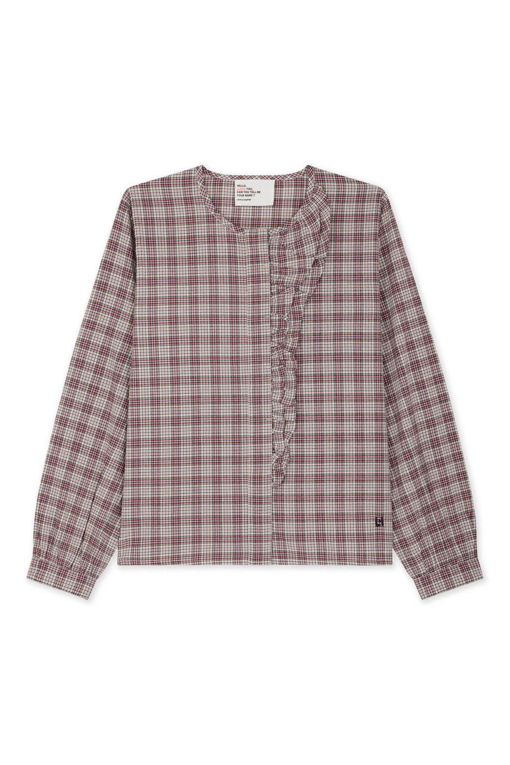 Colina Check Blouse - Multico
