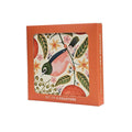 Cream Waxeye And Mandarin Set of 4 - Boxed Coasters
