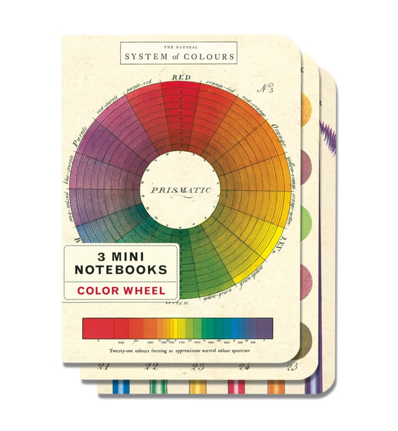 Cavallini & Co - Colour Wheel Set of 3 - Mini Notebooks