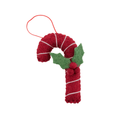 Candy cane w holly
