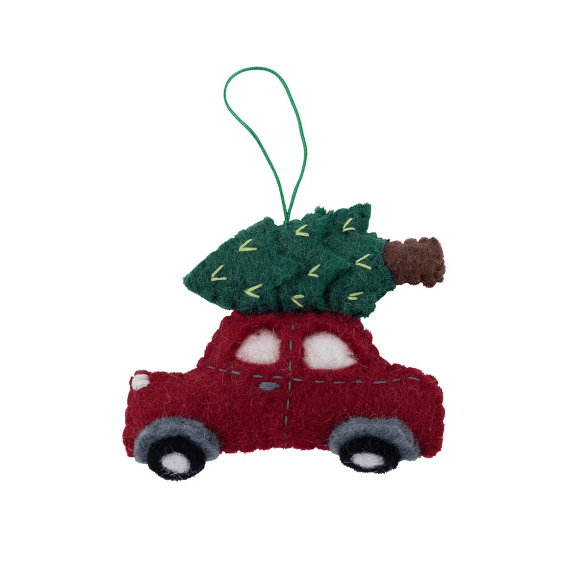 Car w Xmas tree