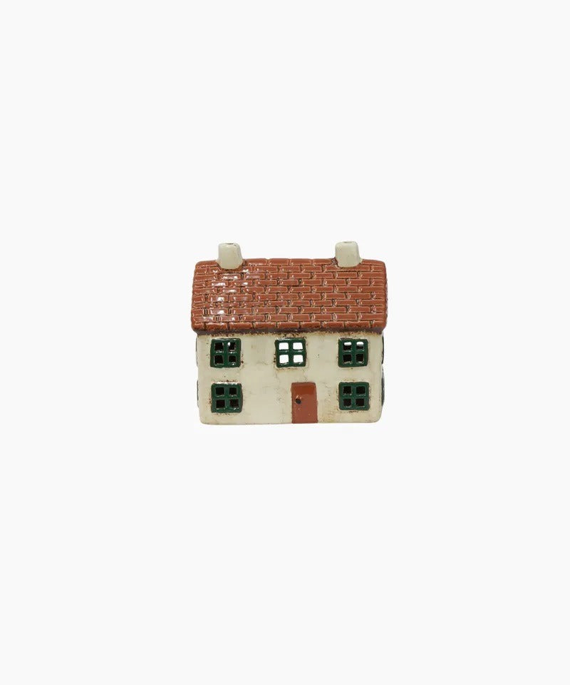 Cotswolds Country Tea Light Cottage lantern with brick roof