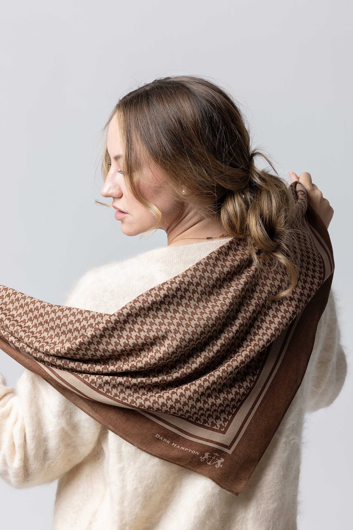 Dark Hampton Cashmere Modal Scarf - The Dennison