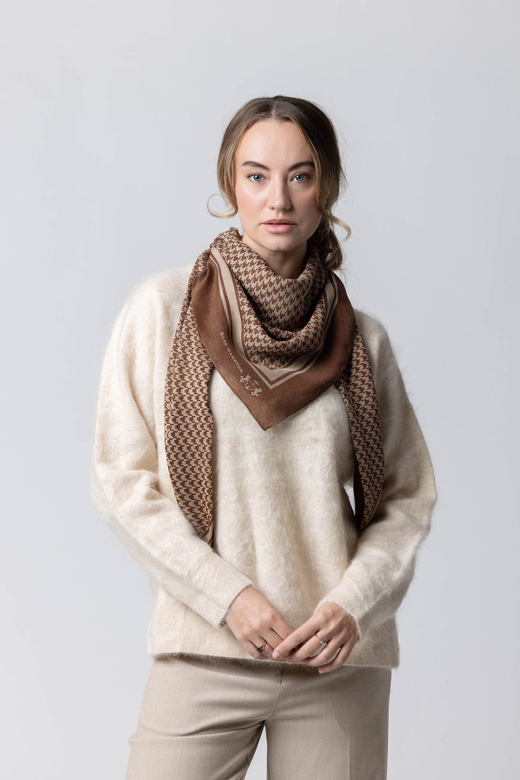 Dark Hampton Cashmere Modal Scarf - The Dennison