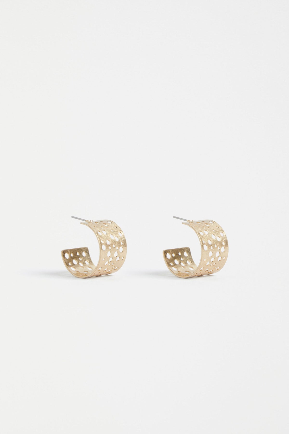 Hulle Tiny Hoop Earring - Gold