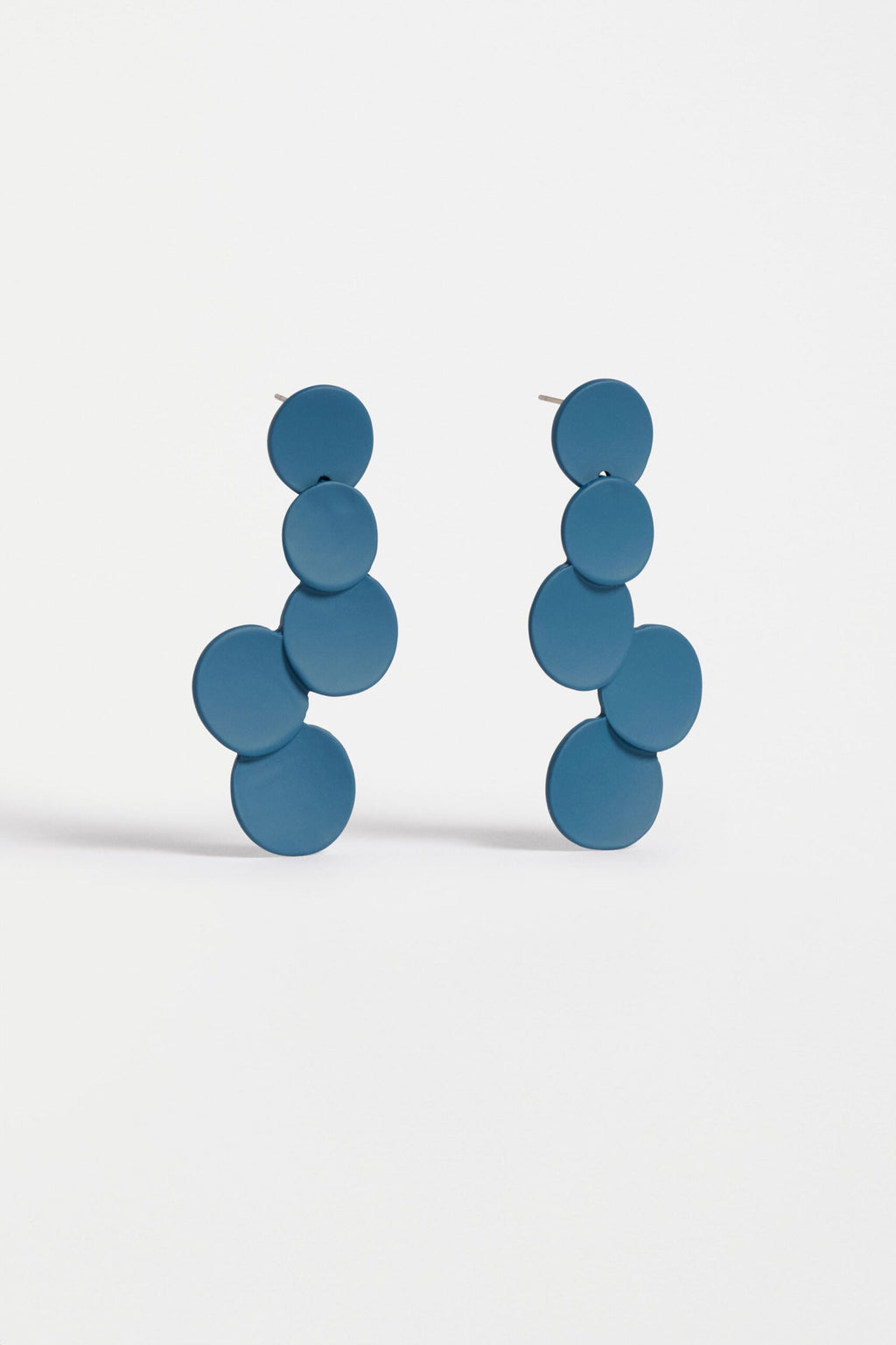 Elk Tallke Drop Earrings Slate Blue