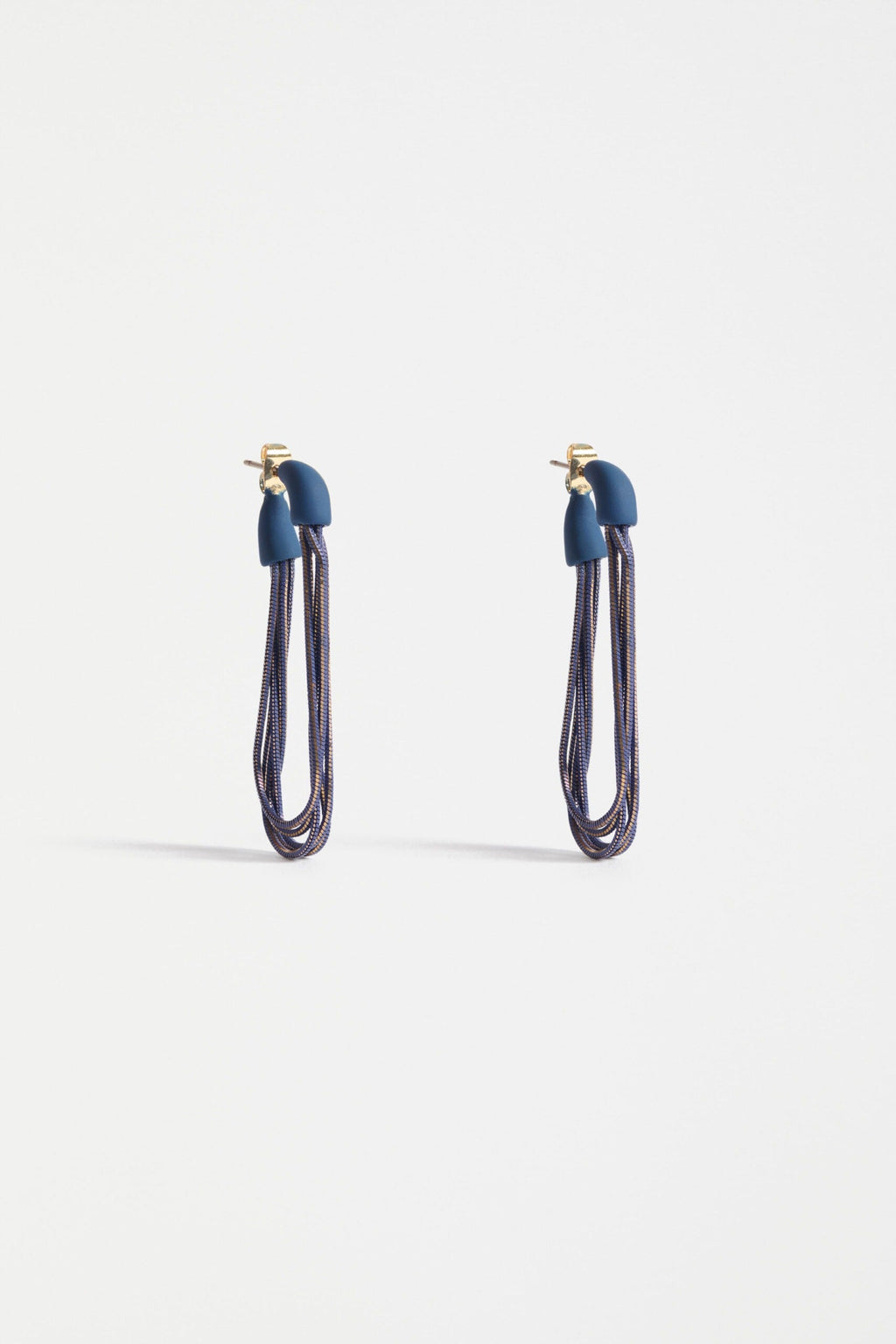 Lina Earring Cobalt front view