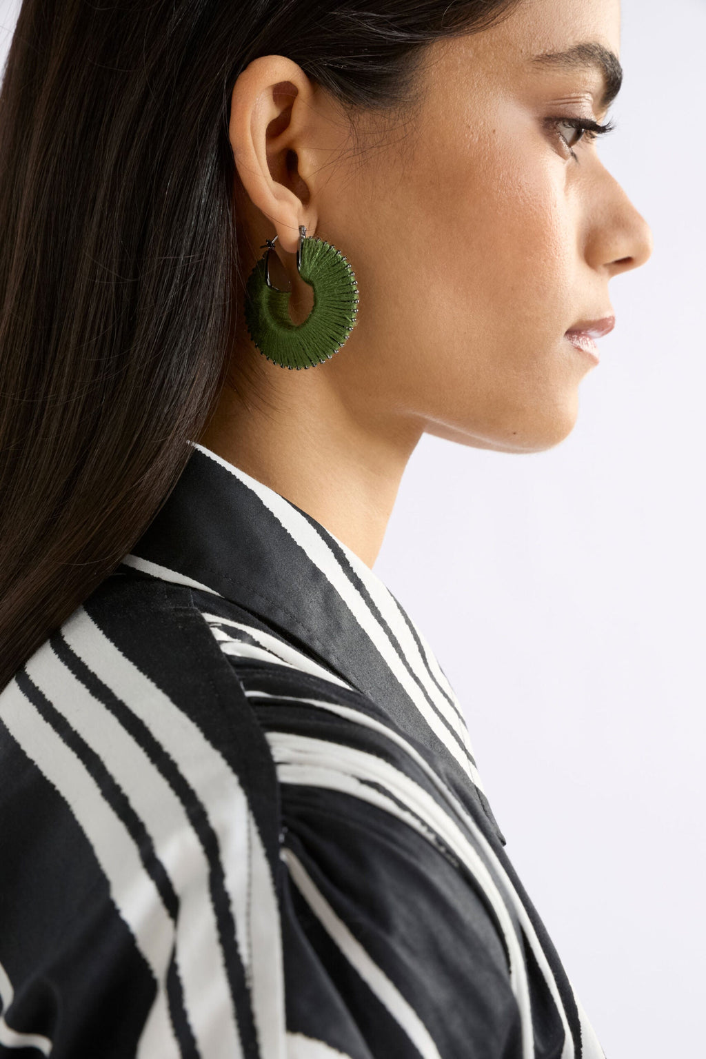 Ledge Hoop Earrings