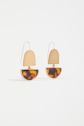 Heran Hook Earring - Tortoiseshell