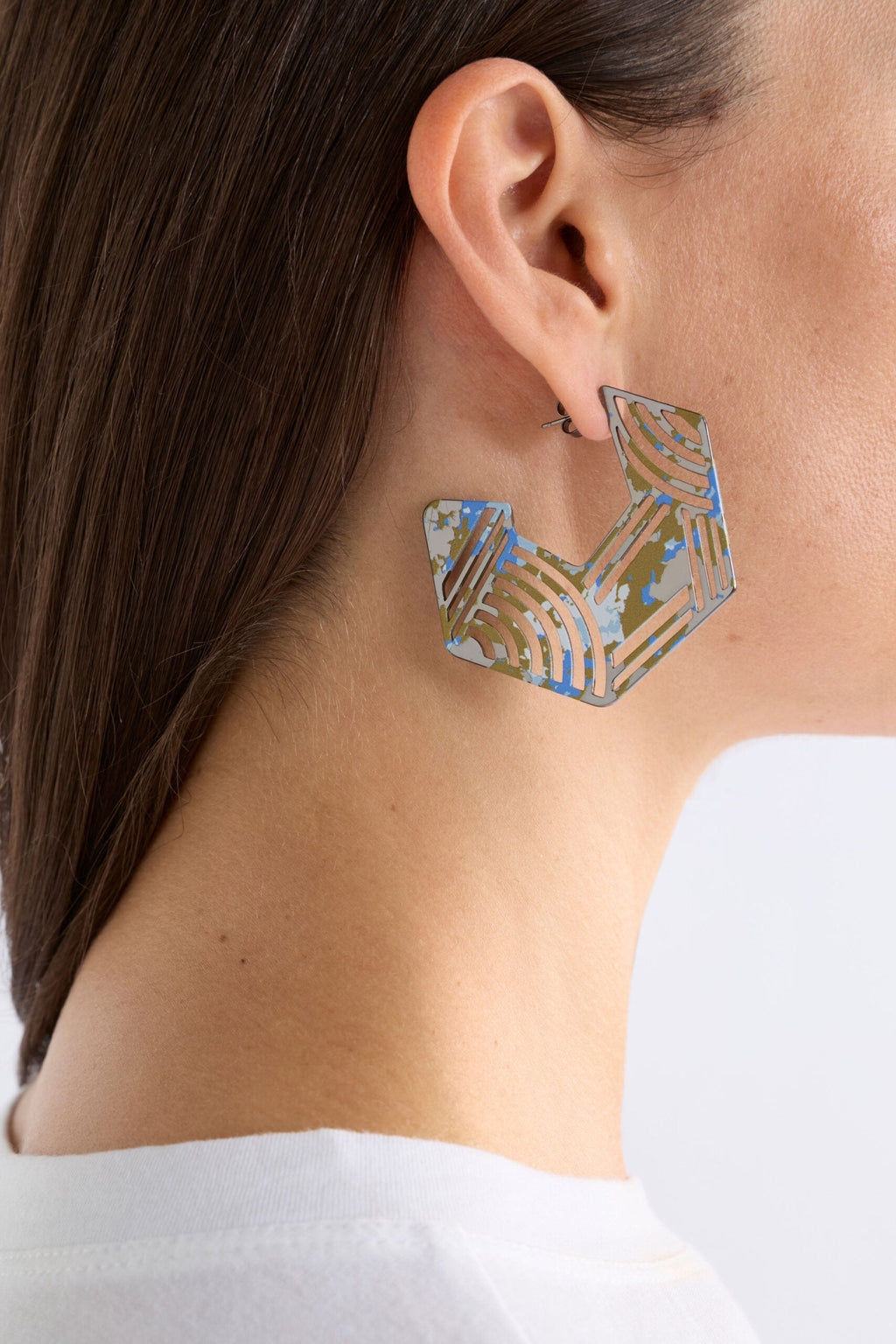AZENN HOOP EARRING