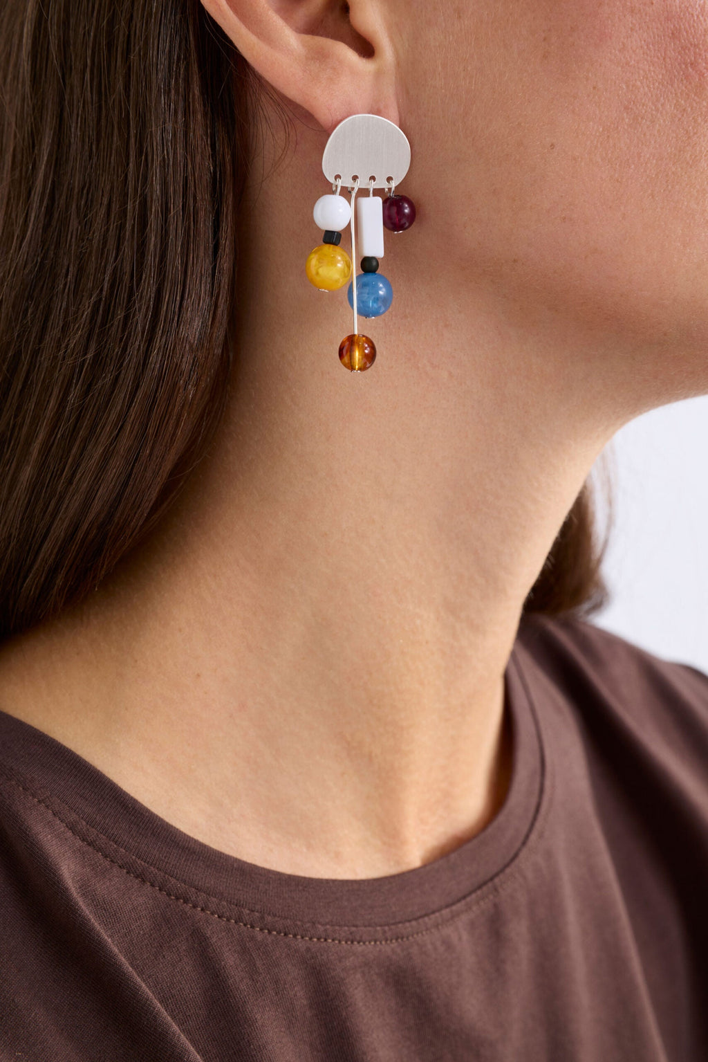 Bodas Drop Earring - Silver